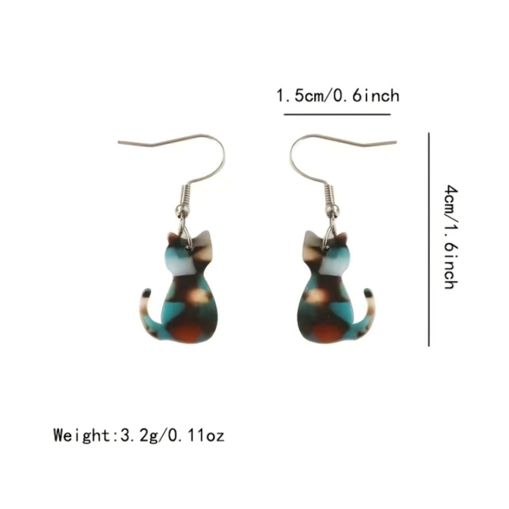 ‼️💲3 SALE‼️ Beautiful vintage inspired cat earrings! - Picture 7 of 7